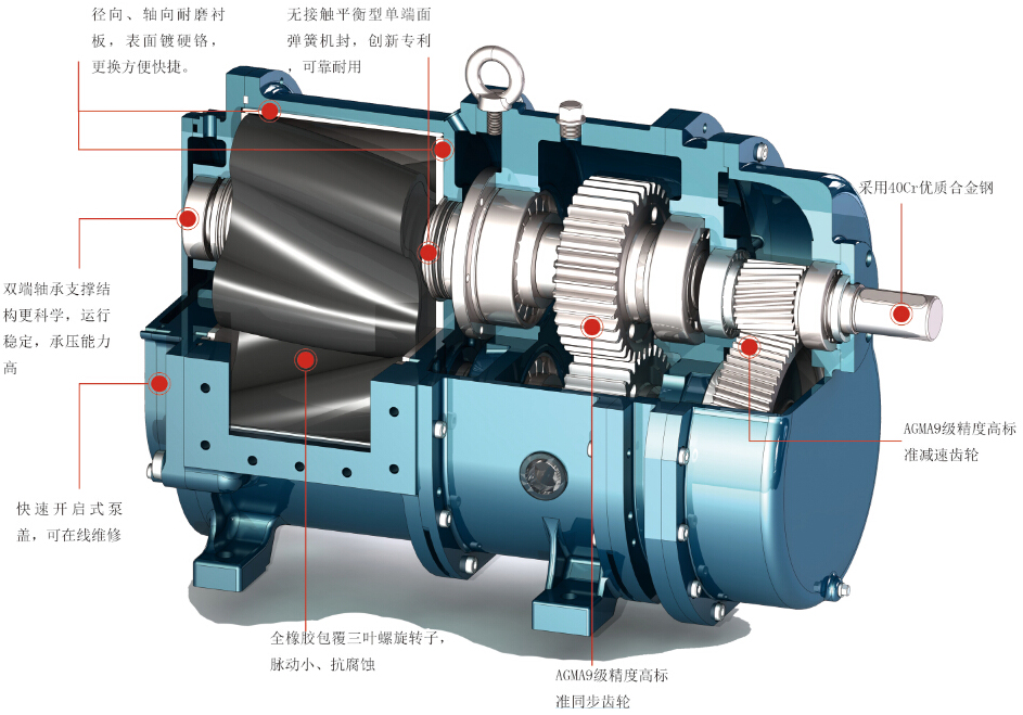 羅德凸輪轉(zhuǎn)子泵結構展示20160111 羅德凸輪轉(zhuǎn)子泵結構展示20160111